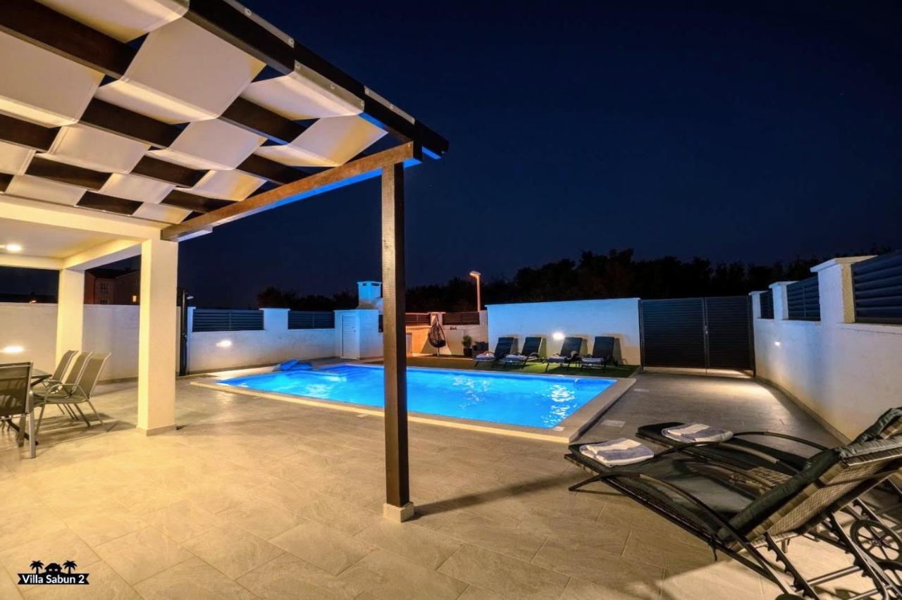 Villas Sabun - Modern House With Heated Pool Privlaka  Esterno foto